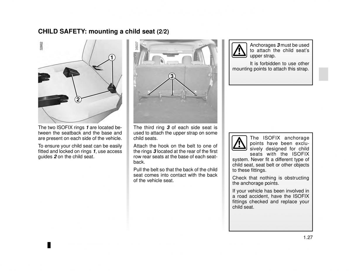 Dacia Lodgy owners manual / page 33