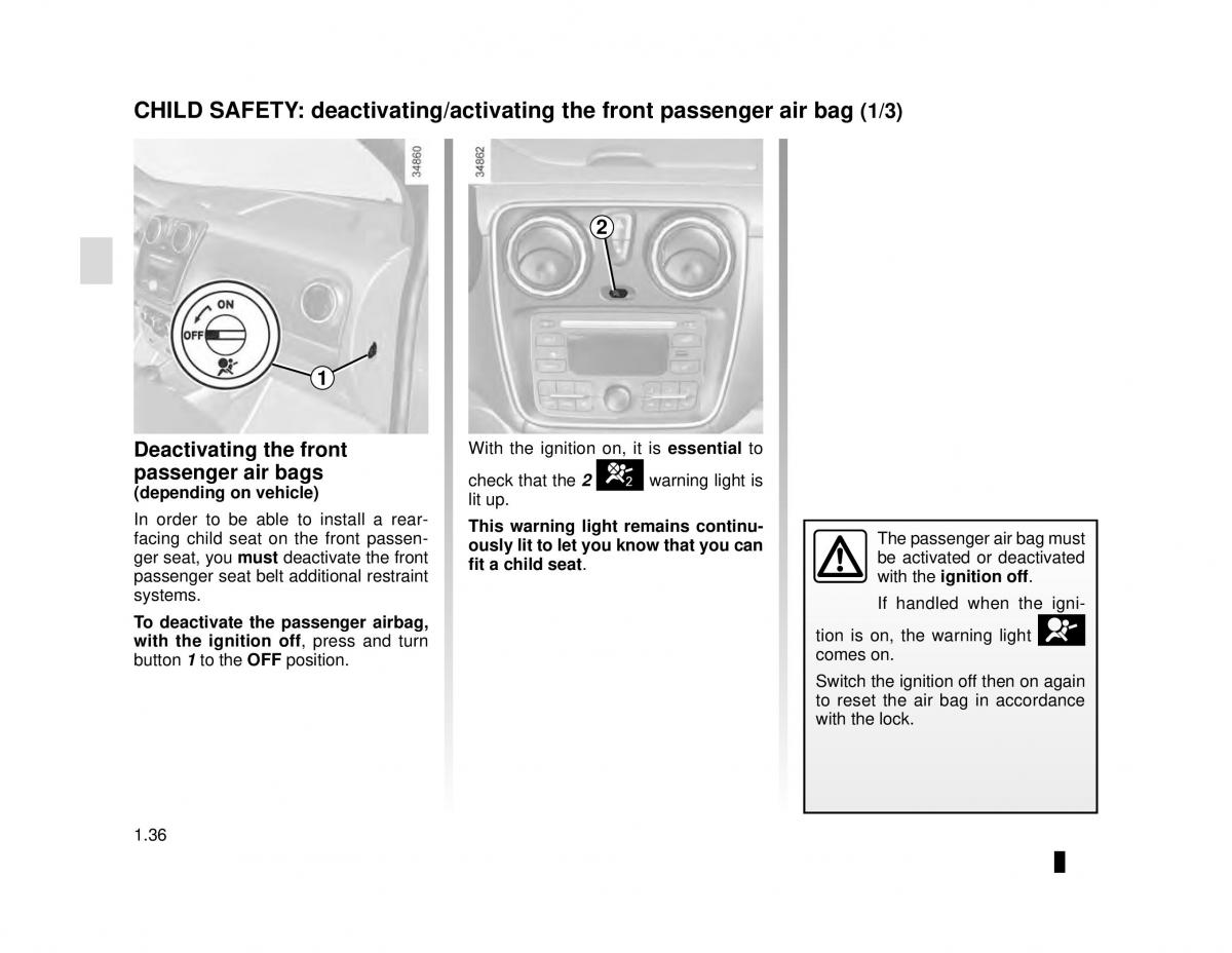 manual  Dacia Lodgy owners manual / page 42