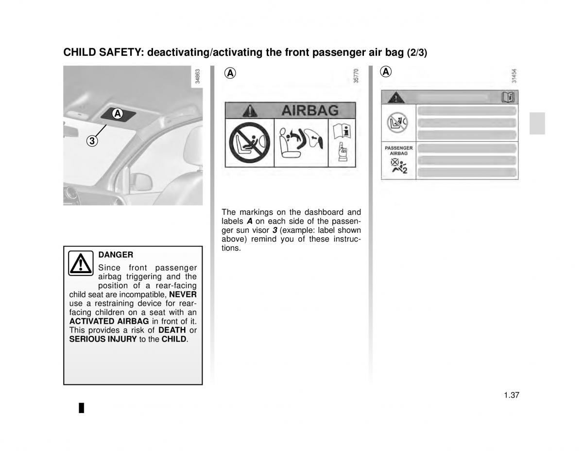 manual  Dacia Lodgy owners manual / page 43