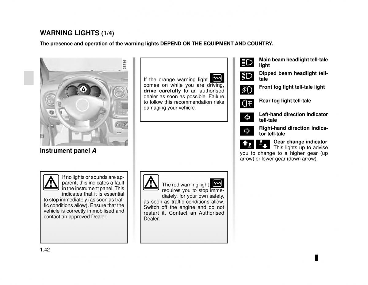 manual  Dacia Lodgy owners manual / page 48