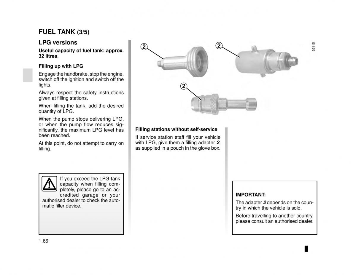 Dacia Logan MCV Sandero II 2 owners manual / page 72