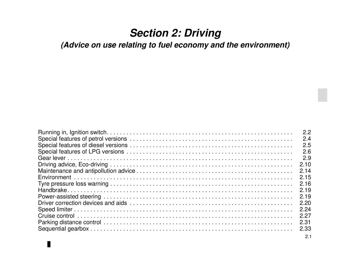 Dacia Logan MCV Sandero II 2 owners manual / page 75