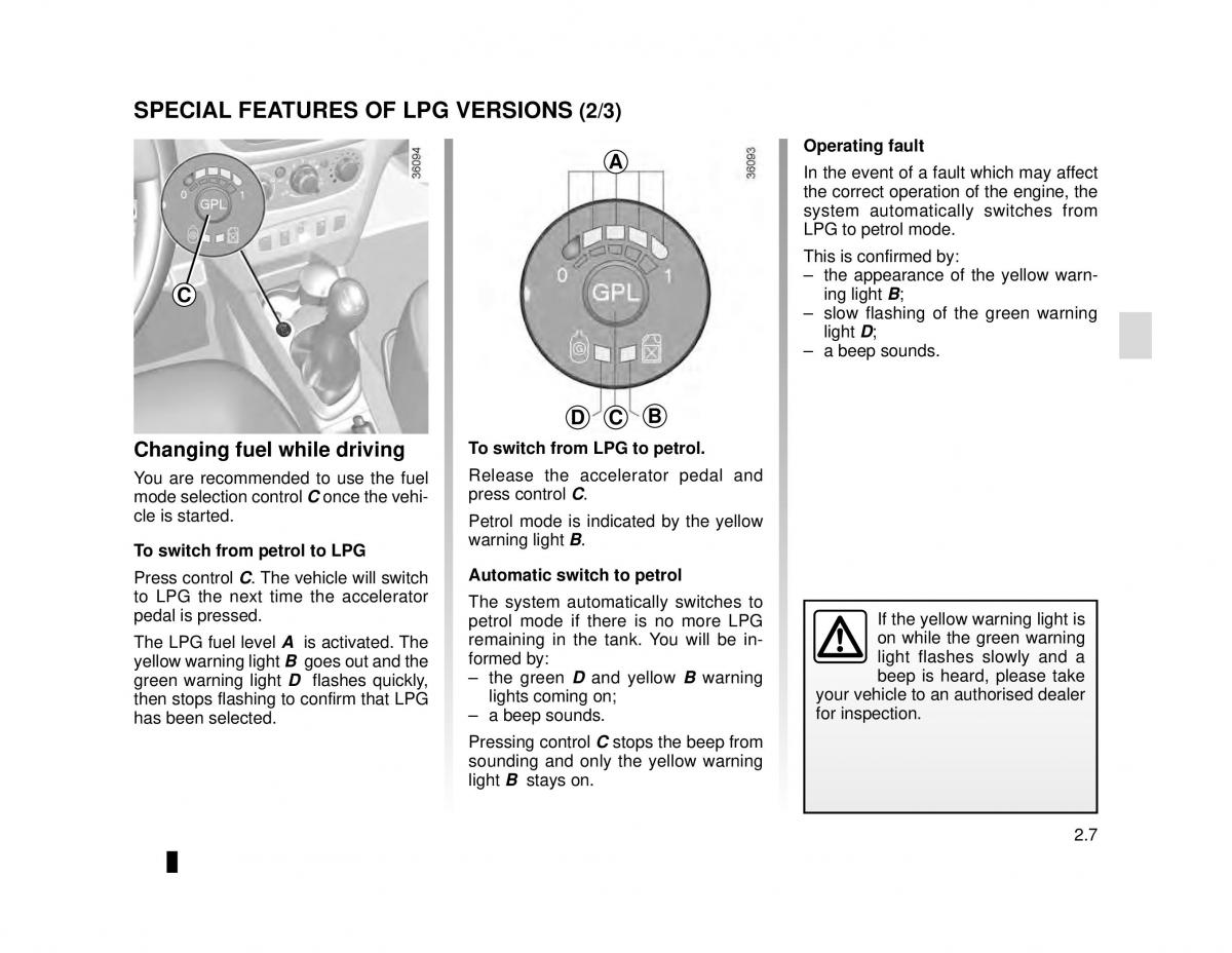 Dacia Logan MCV Sandero II 2 owners manual / page 81