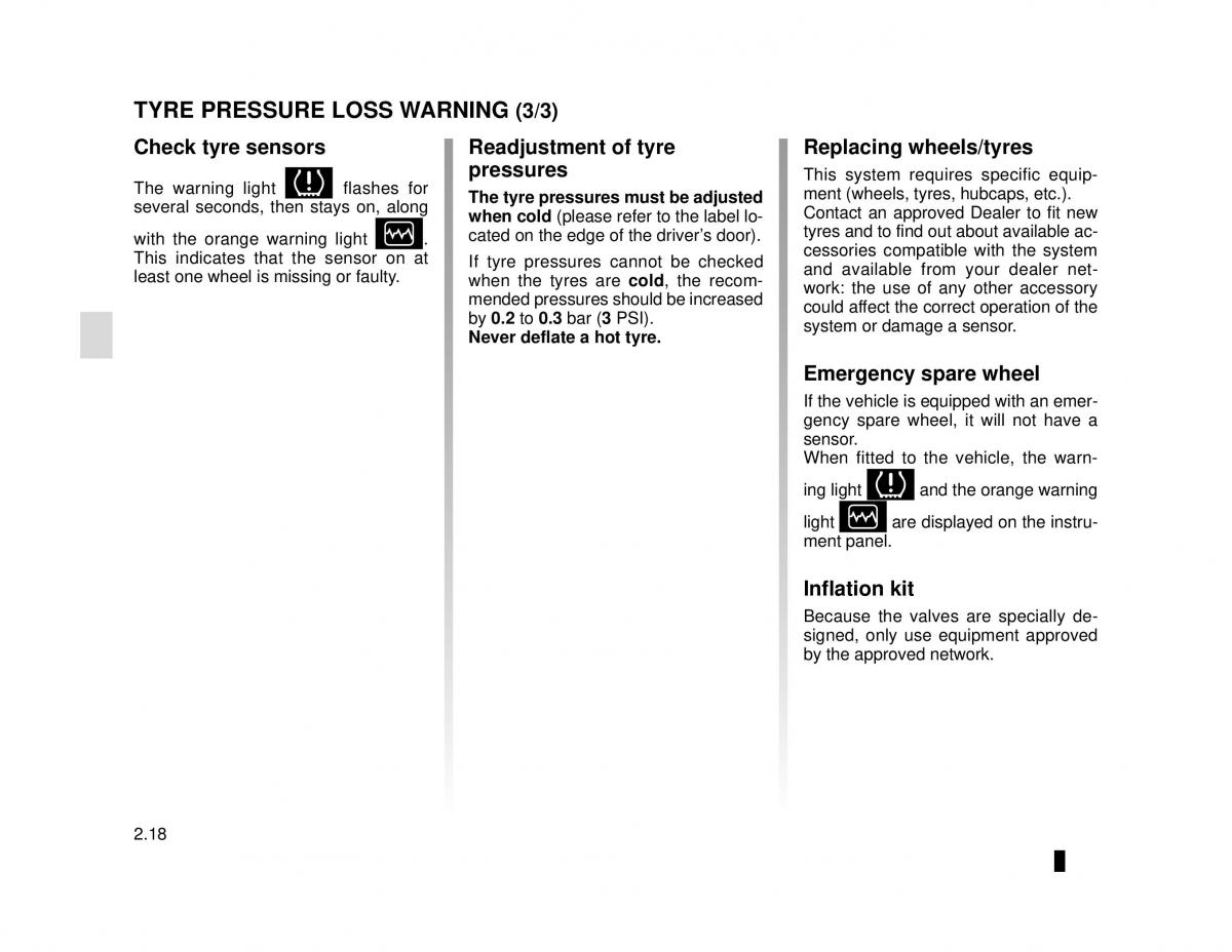 Dacia Logan MCV Sandero II 2 owners manual / page 92