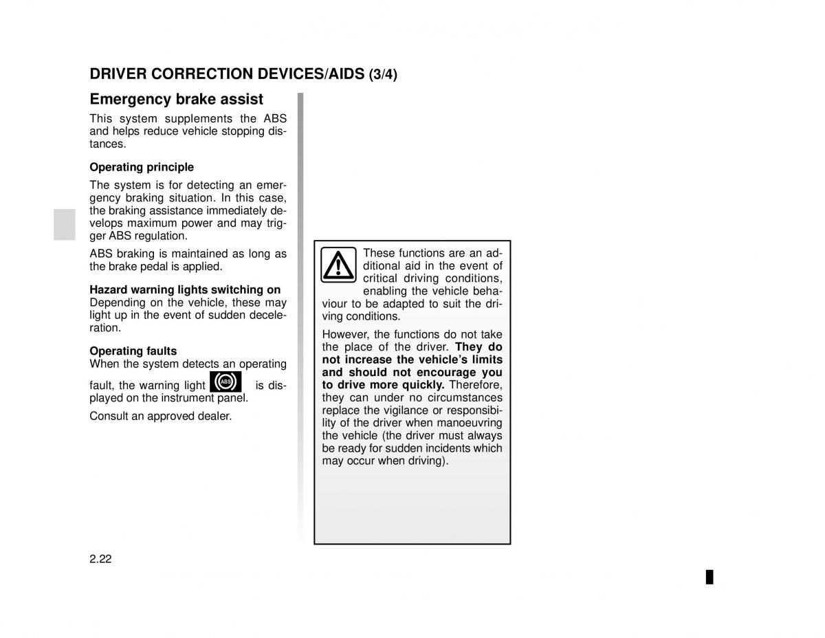 Dacia Logan MCV Sandero II 2 owners manual / page 96