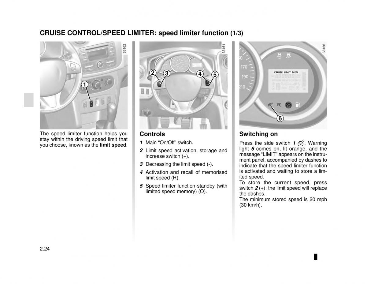 Dacia Logan MCV Sandero II 2 owners manual / page 98