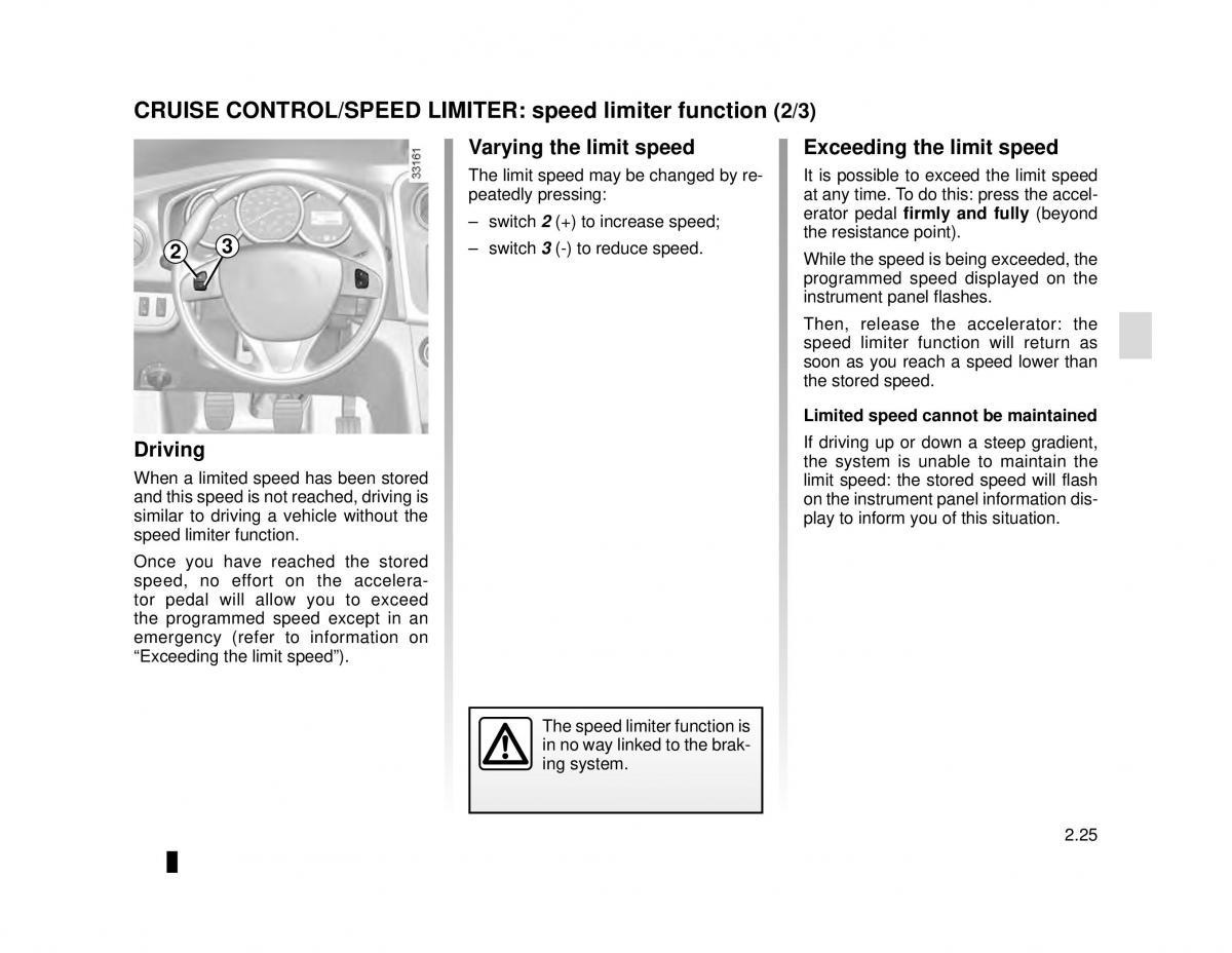 Dacia Logan MCV Sandero II 2 owners manual / page 99