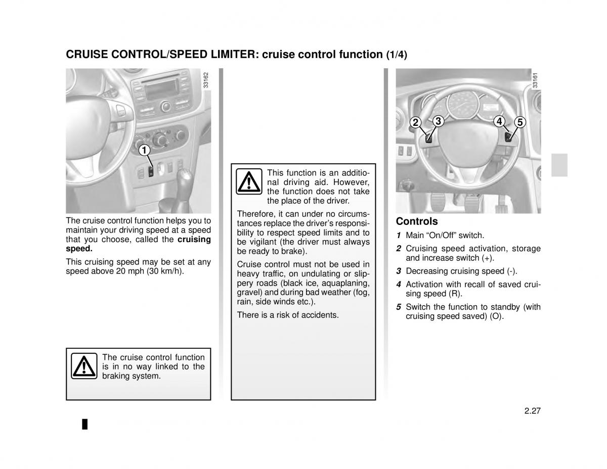 Dacia Logan MCV Sandero II 2 owners manual / page 101