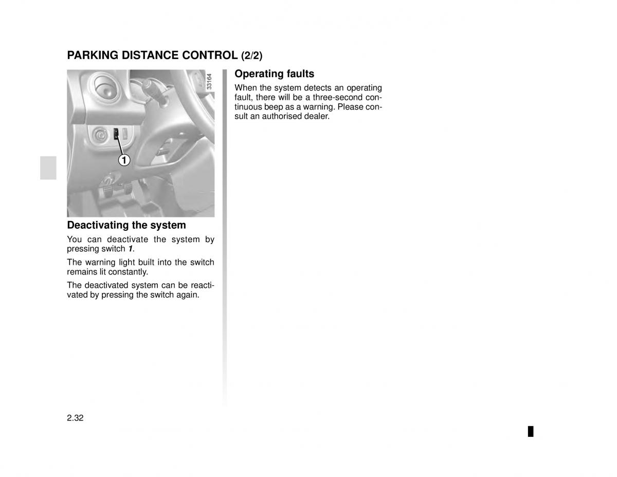 Dacia Logan MCV Sandero II 2 owners manual / page 106