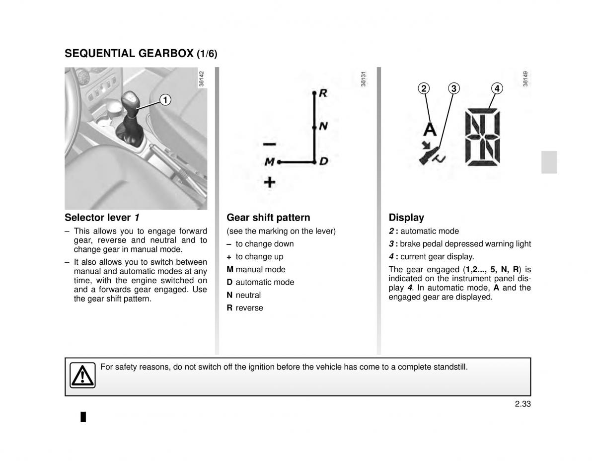 Dacia Logan MCV Sandero II 2 owners manual / page 107