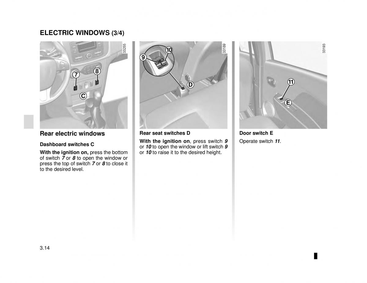 Dacia Logan MCV Sandero II 2 owners manual / page 126