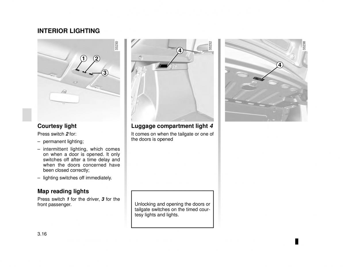 Dacia Logan MCV Sandero II 2 owners manual / page 128