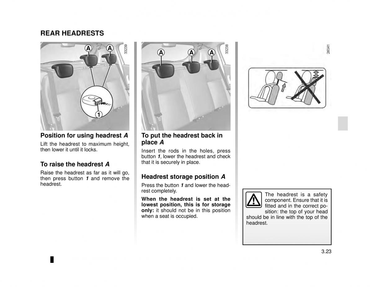 Dacia Logan MCV Sandero II 2 owners manual / page 135