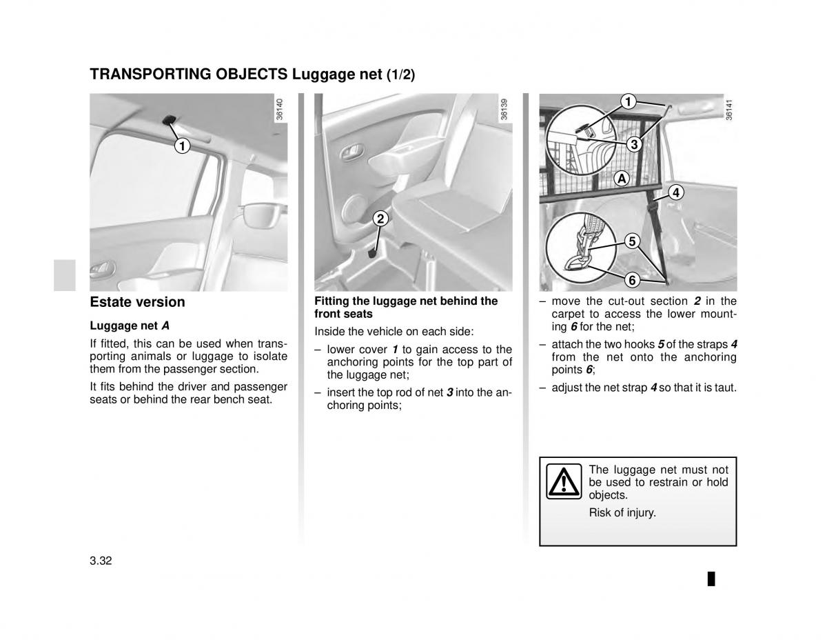 Dacia Logan MCV Sandero II 2 owners manual / page 144