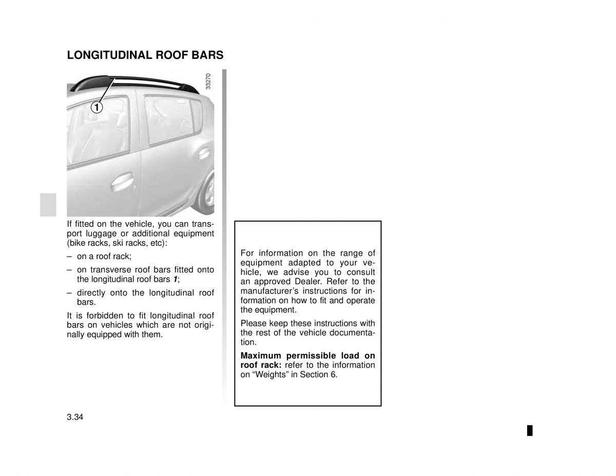 Dacia Logan MCV Sandero II 2 owners manual / page 146