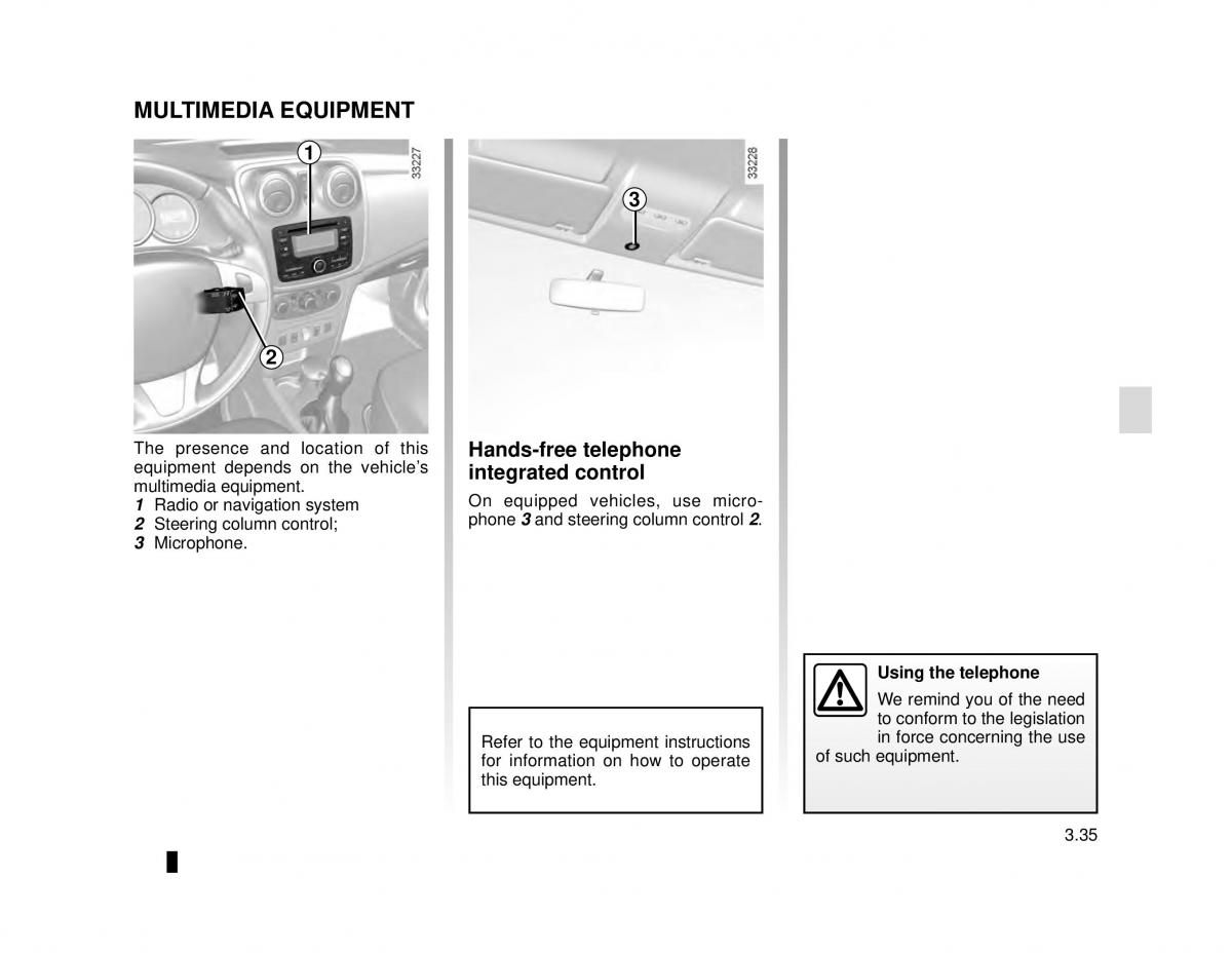 Dacia Logan MCV Sandero II 2 owners manual / page 147