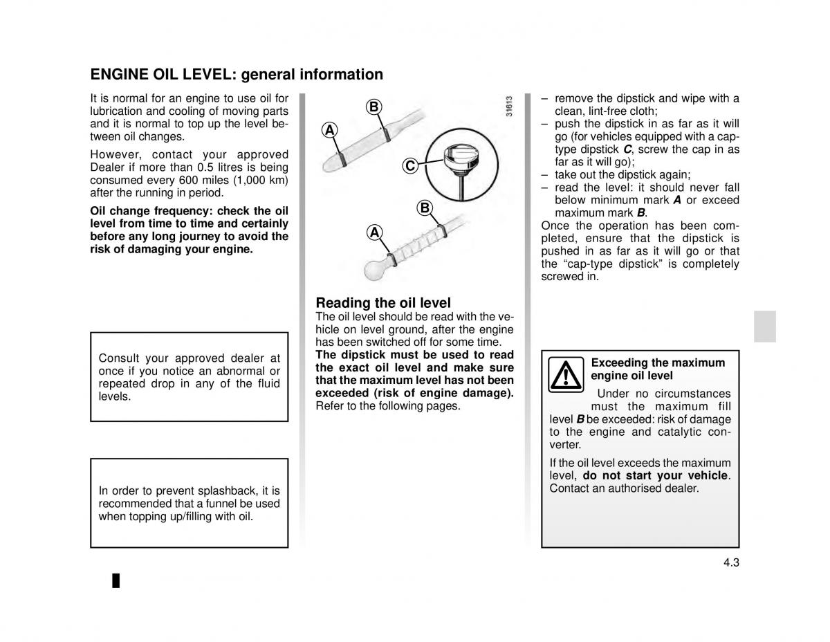 Dacia Logan MCV Sandero II 2 owners manual / page 151