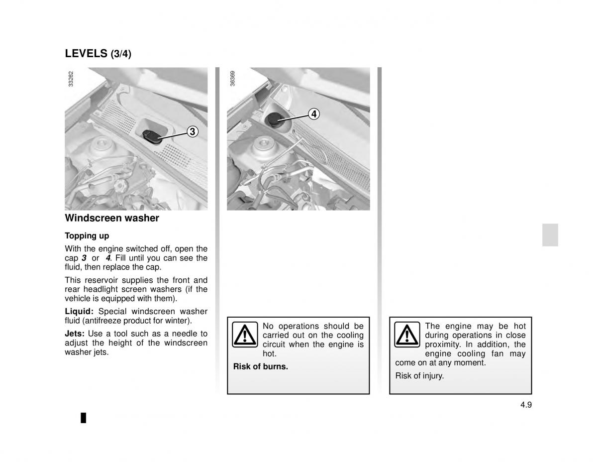 Dacia Logan MCV Sandero II 2 owners manual / page 157