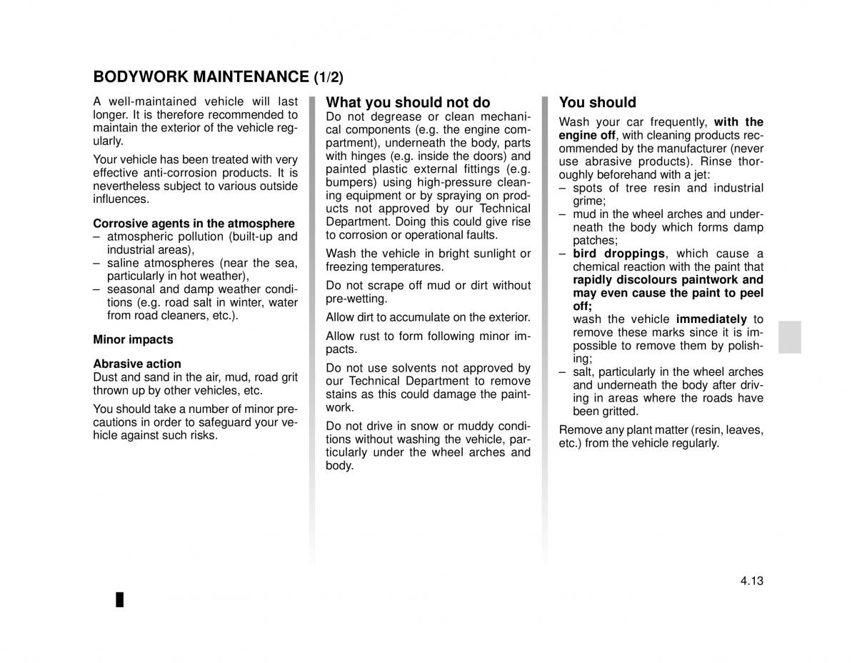 Dacia Logan MCV Sandero II 2 owners manual / page 161