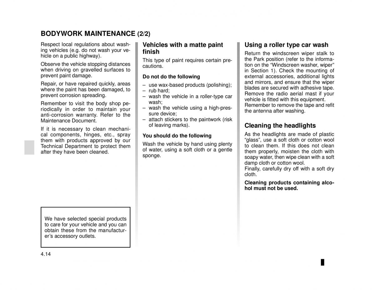 Dacia Logan MCV Sandero II 2 owners manual / page 162