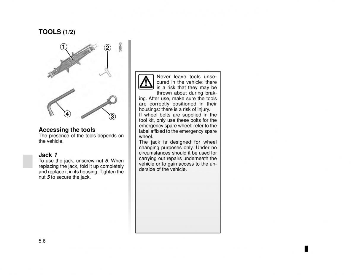 Dacia Logan MCV Sandero II 2 owners manual / page 170