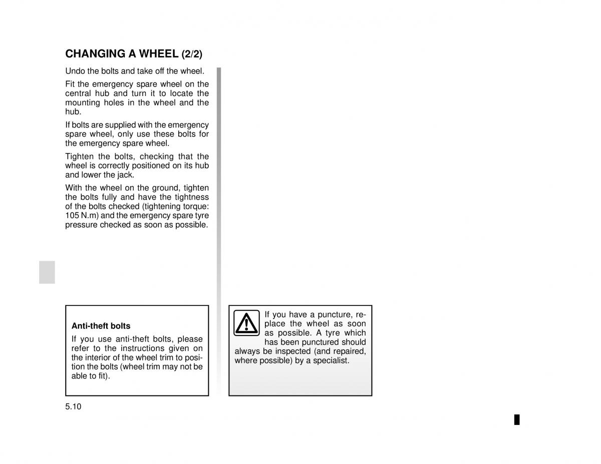 Dacia Logan MCV Sandero II 2 owners manual / page 174