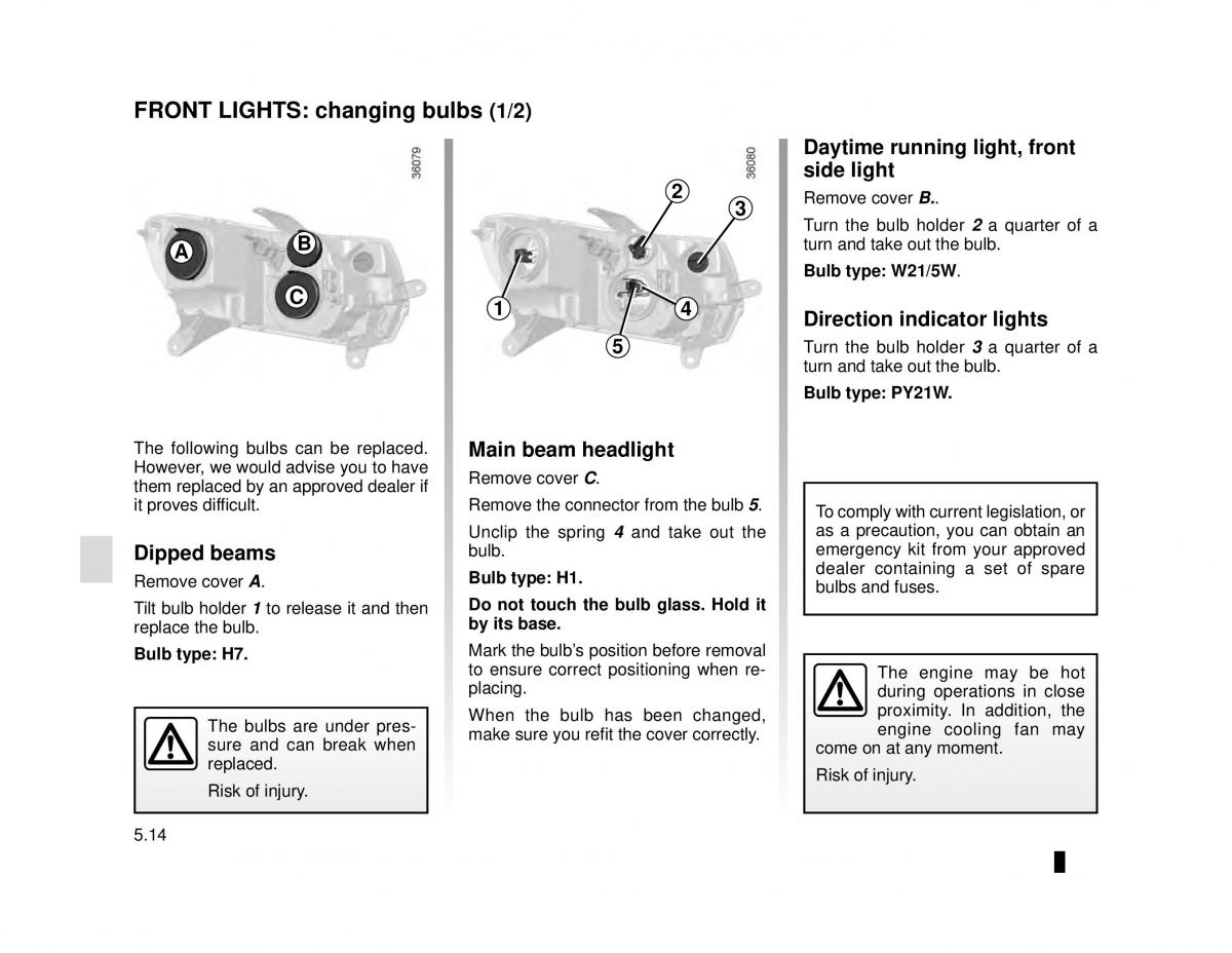 Dacia Logan MCV Sandero II 2 owners manual / page 178