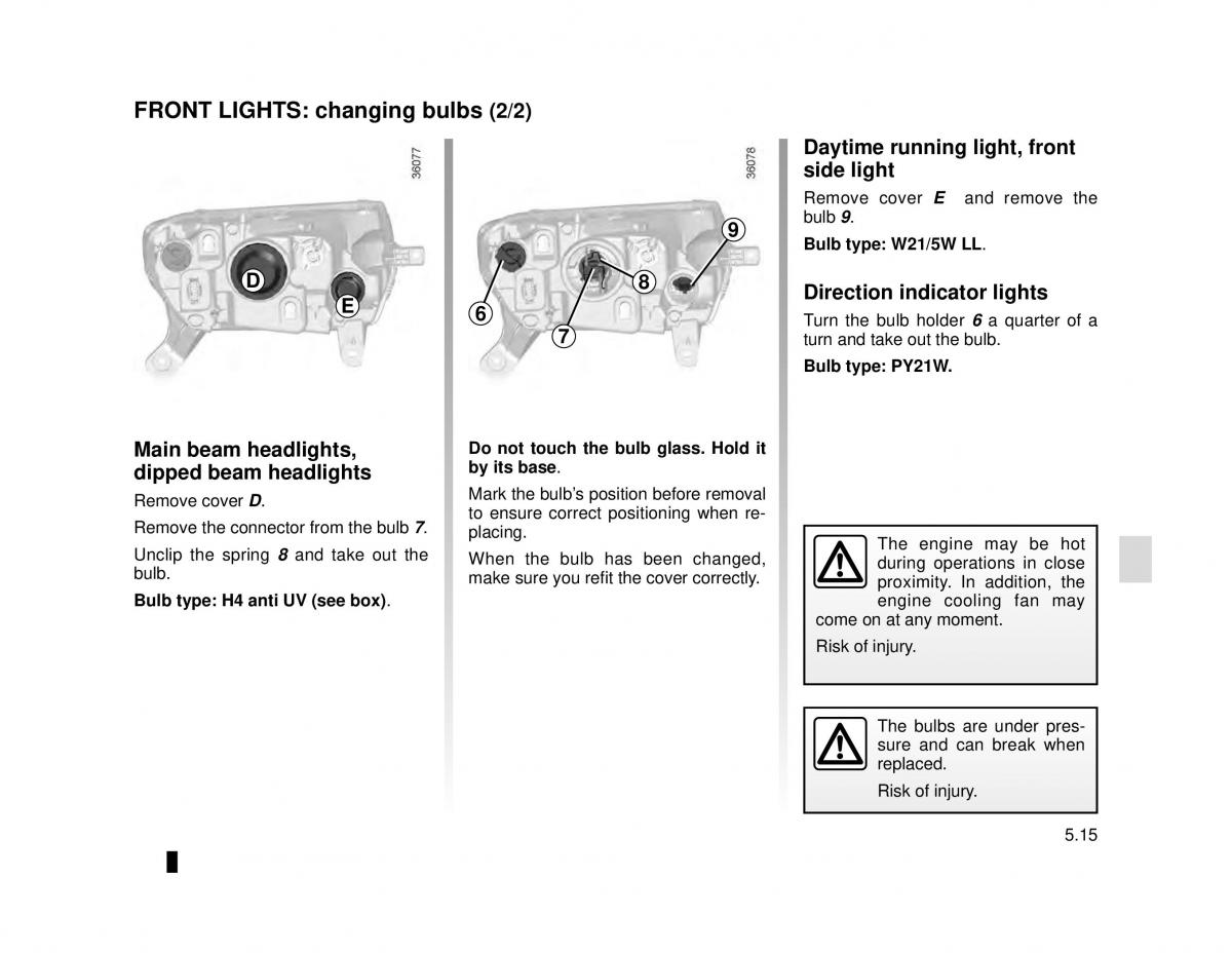 Dacia Logan MCV Sandero II 2 owners manual / page 179