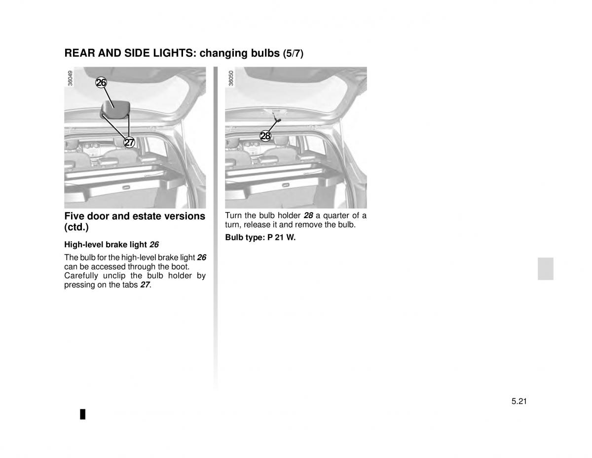 Dacia Logan MCV Sandero II 2 owners manual / page 185