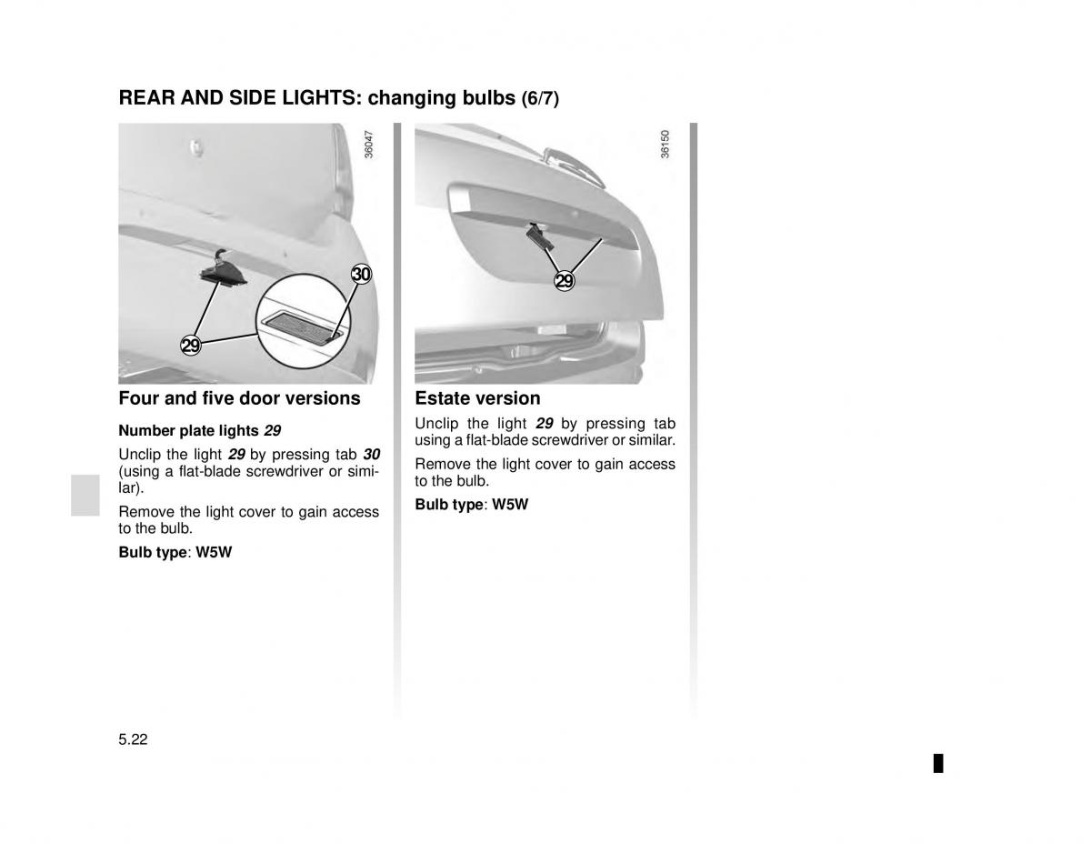 Dacia Logan MCV Sandero II 2 owners manual / page 186