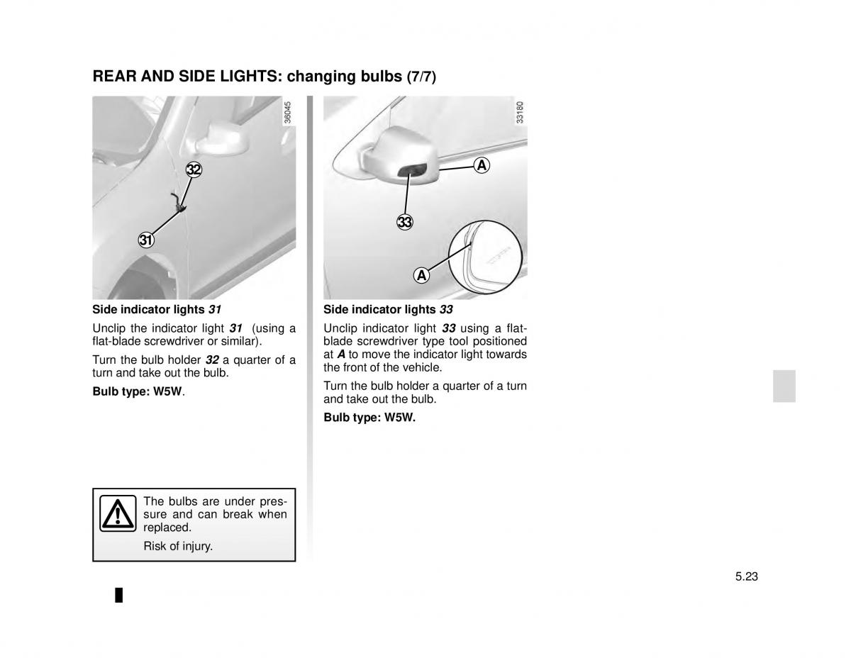 Dacia Logan MCV Sandero II 2 owners manual / page 187