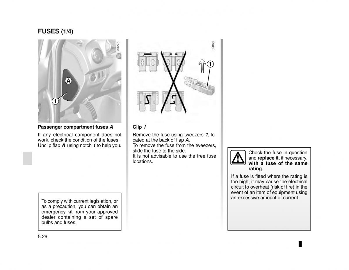 Dacia Logan MCV Sandero II 2 owners manual / page 190