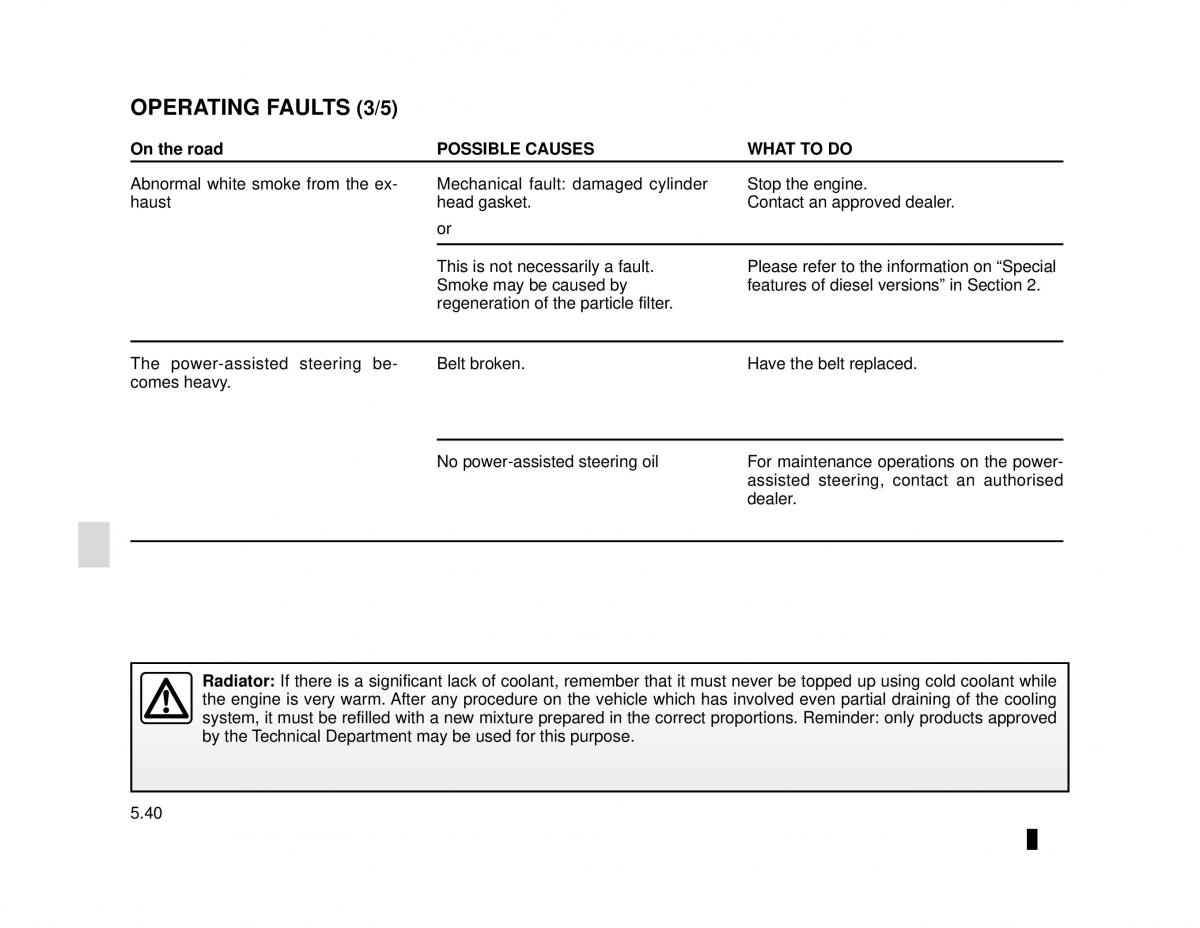 Dacia Logan MCV Sandero II 2 owners manual / page 204