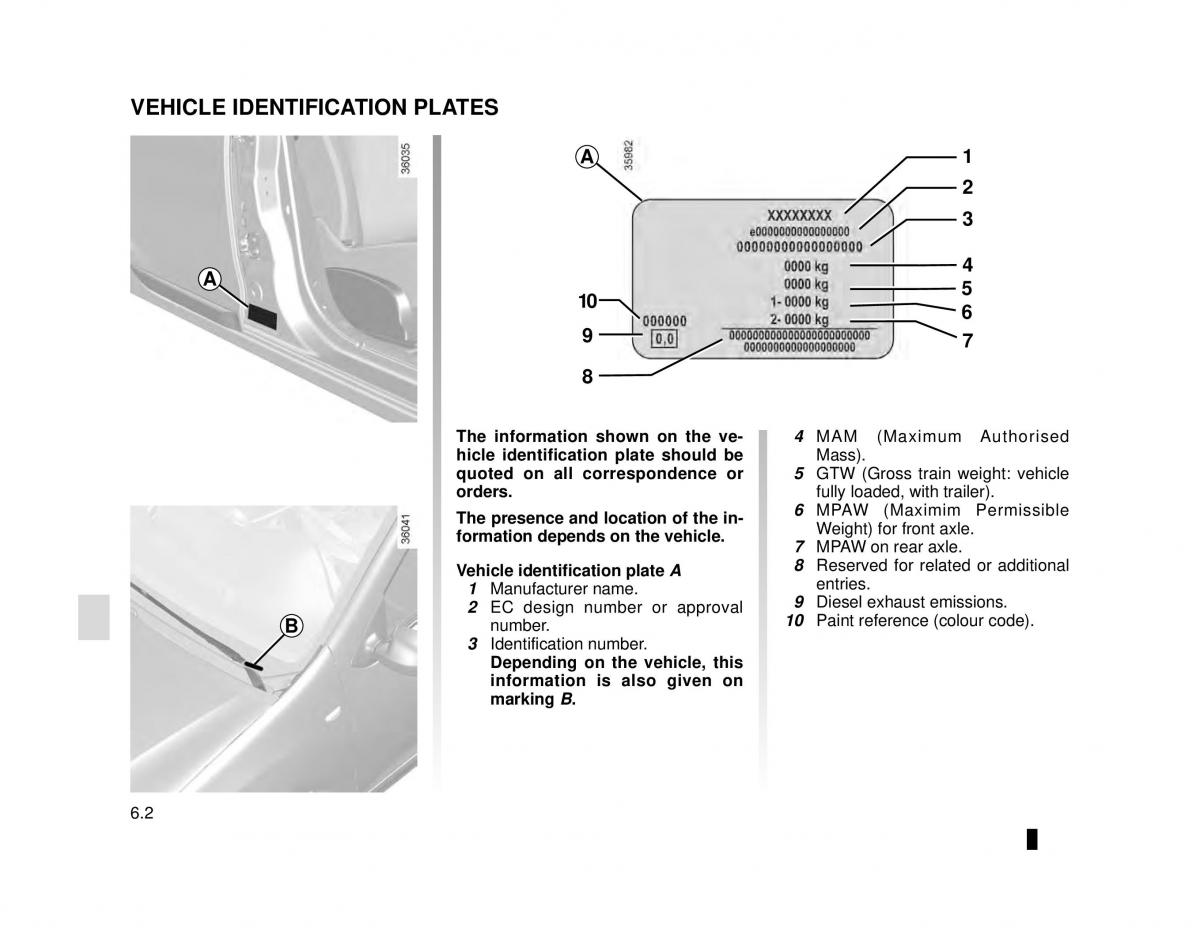 Dacia Logan MCV Sandero II 2 owners manual / page 208