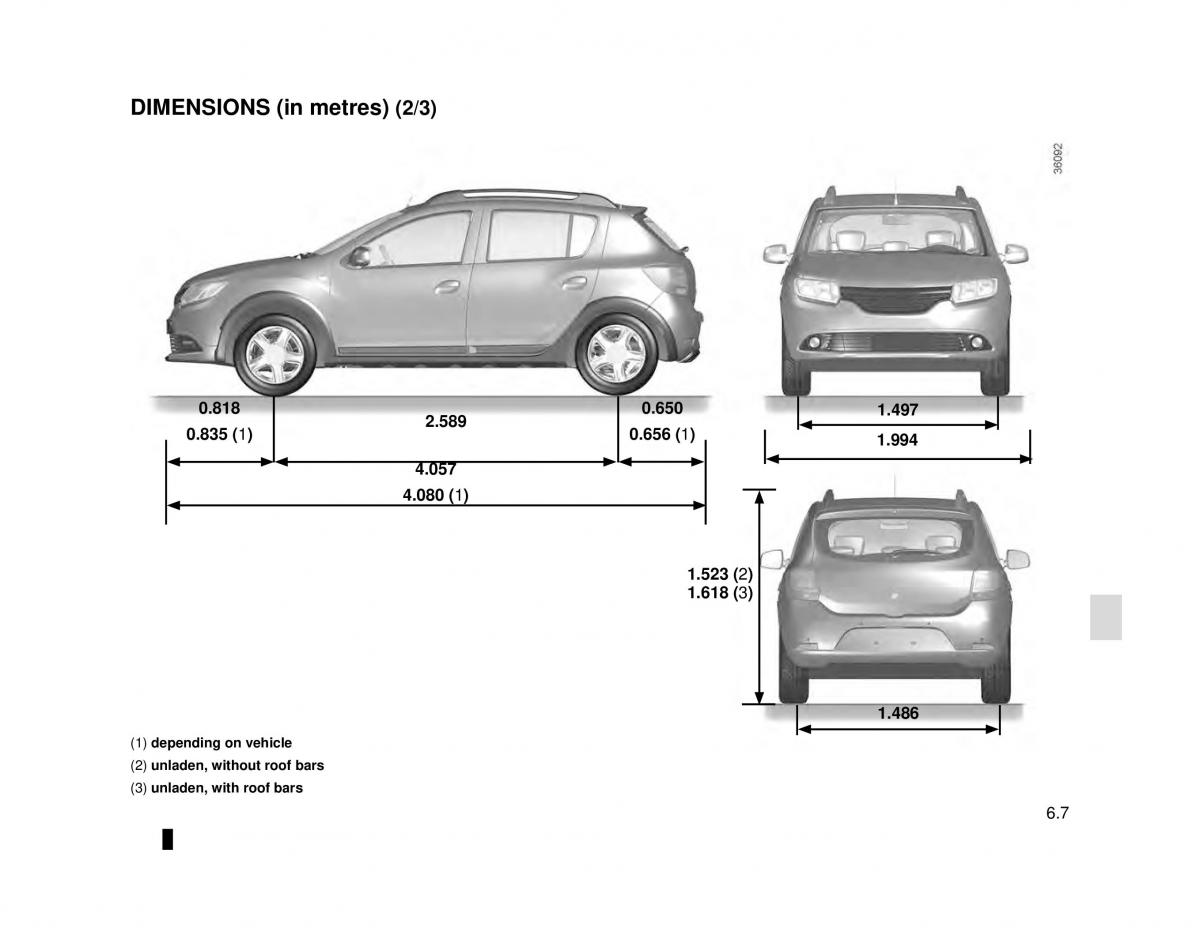 Dacia Logan MCV Sandero II 2 owners manual / page 213