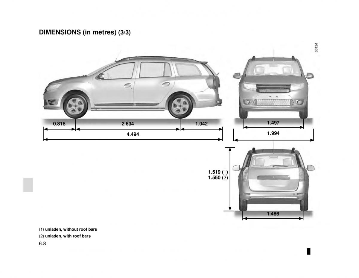 Dacia Logan MCV Sandero II 2 owners manual / page 214