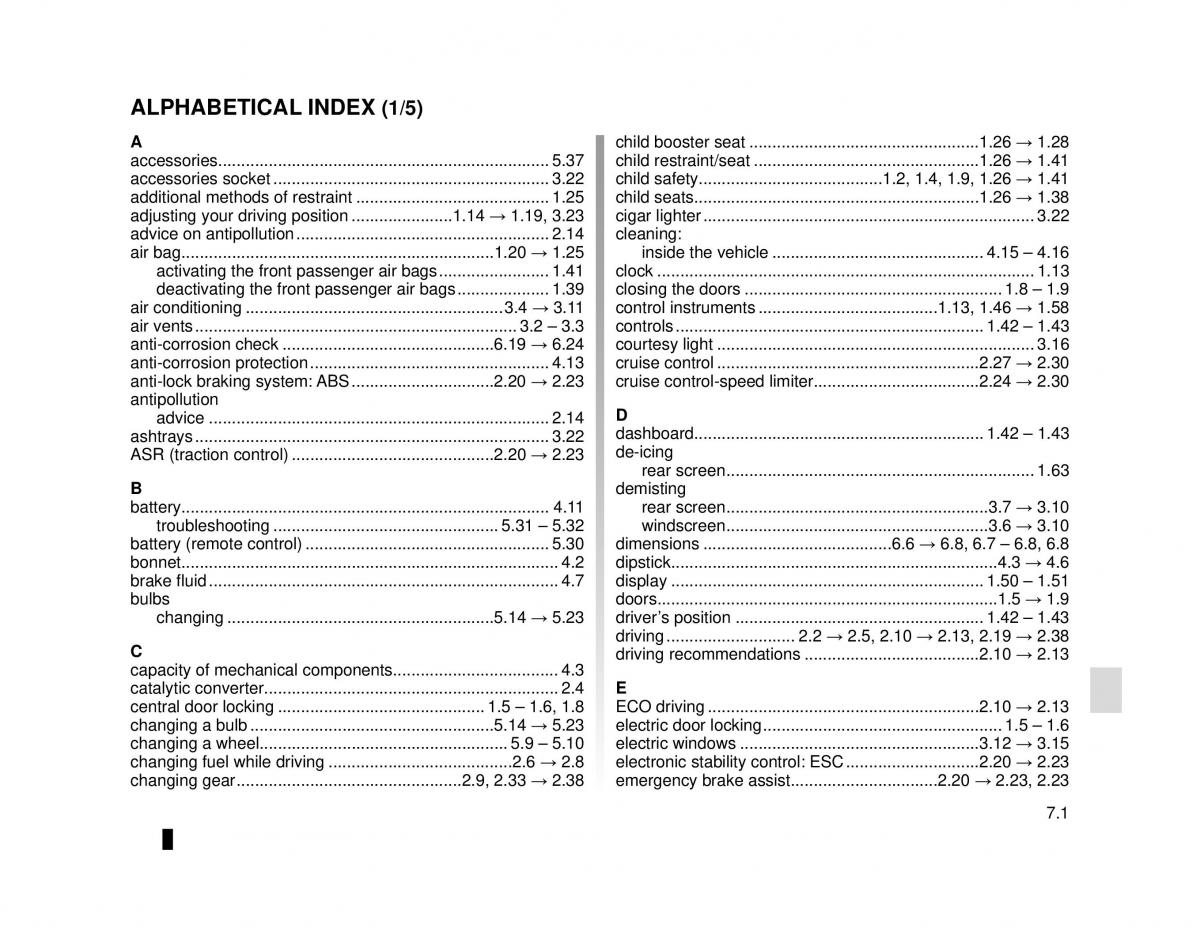 Dacia Logan MCV Sandero II 2 owners manual / page 231