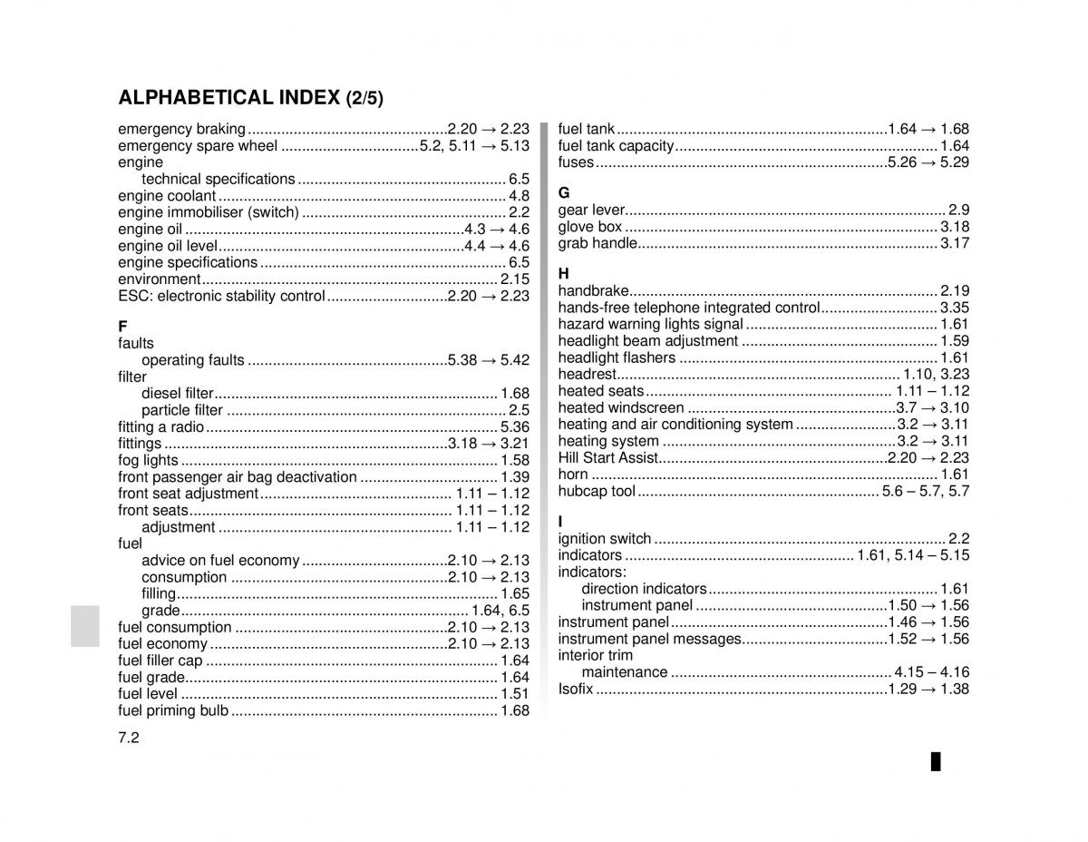 Dacia Logan MCV Sandero II 2 owners manual / page 232