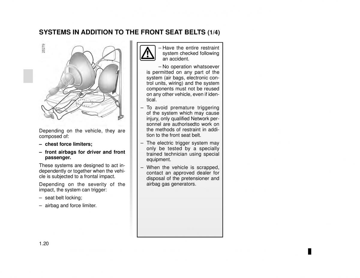 Dacia Logan MCV Sandero II 2 owners manual / page 26