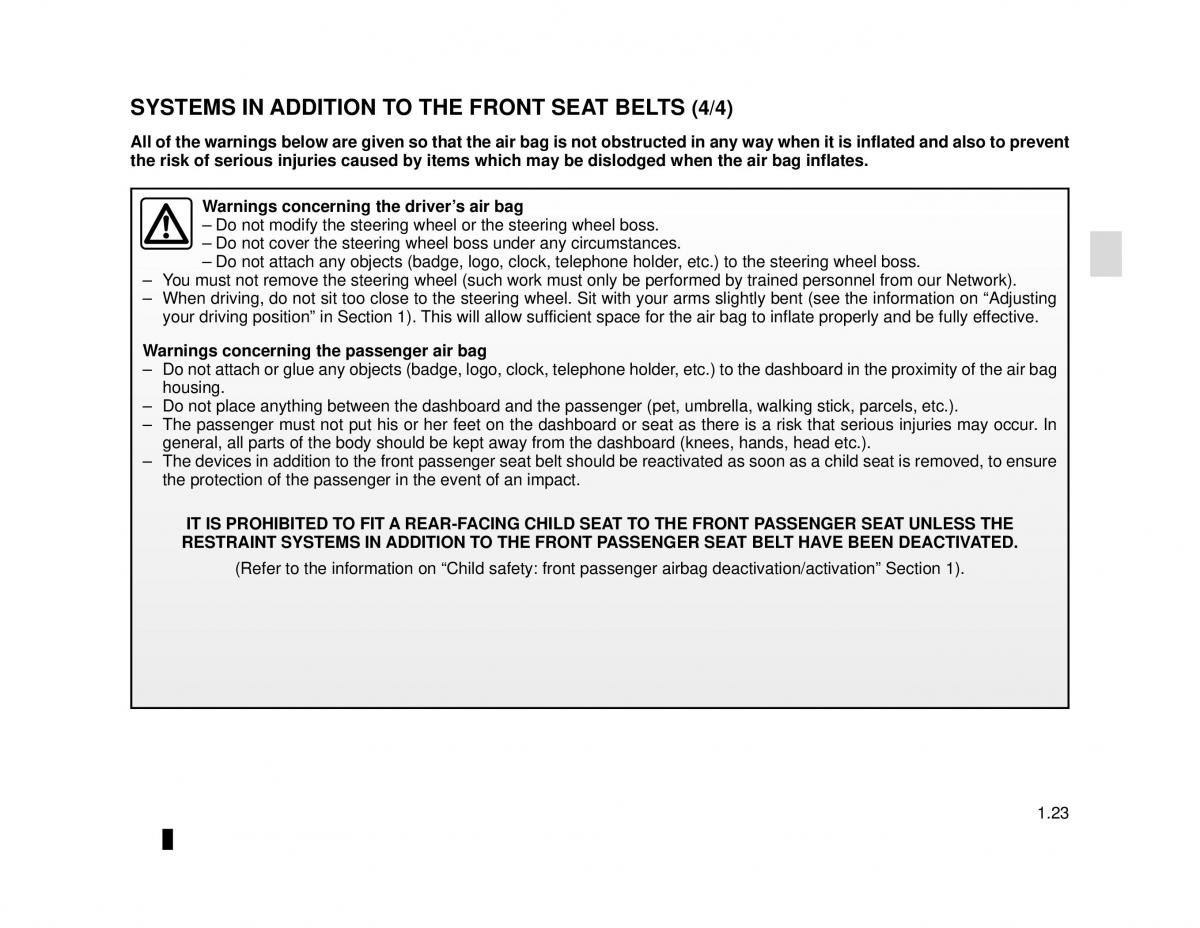 Dacia Logan MCV Sandero II 2 owners manual / page 29