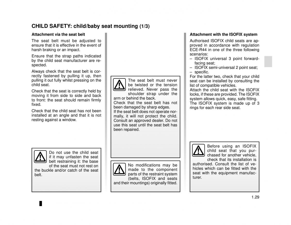 Dacia Logan MCV Sandero II 2 owners manual / page 35