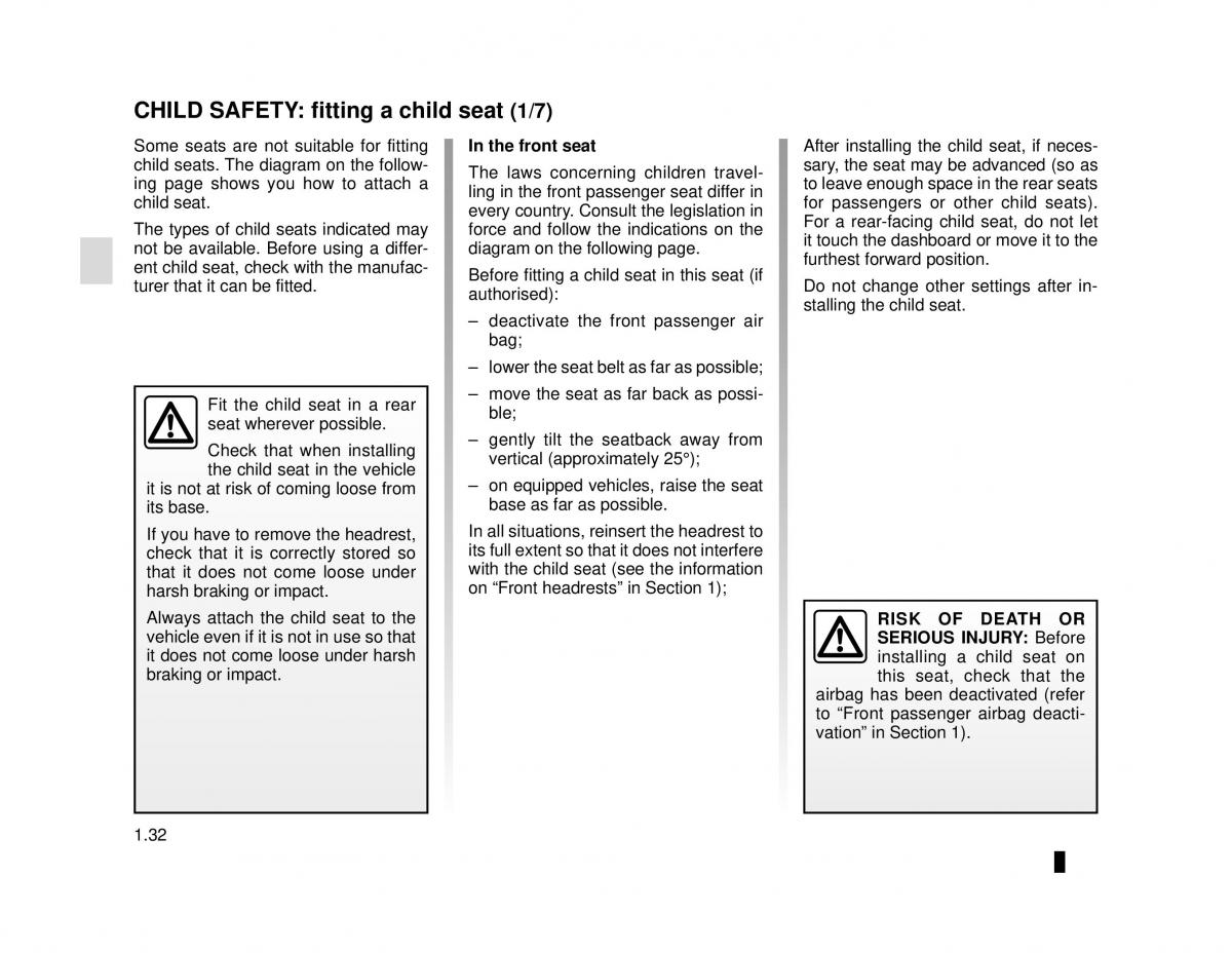 Dacia Logan MCV Sandero II 2 owners manual / page 38