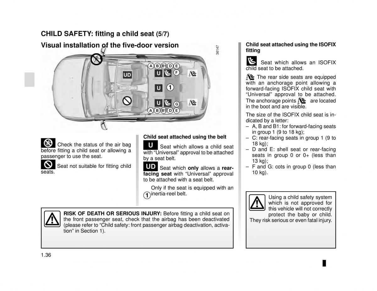 Dacia Logan MCV Sandero II 2 owners manual / page 42