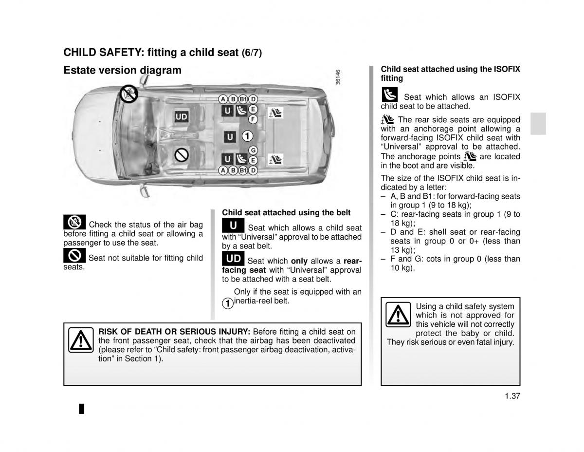 Dacia Logan MCV Sandero II 2 owners manual / page 43