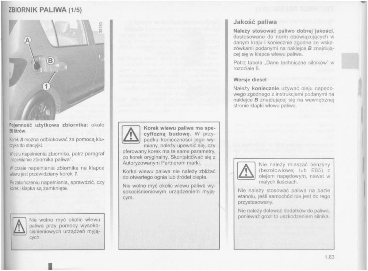 Dacia Logan MCV Sandero II 2 instrukcja obslugi / page 67