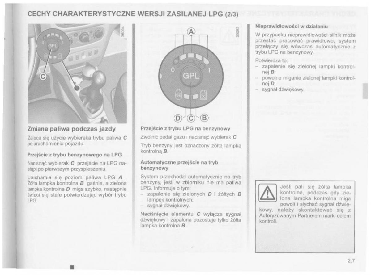 Dacia Logan MCV Sandero II 2 instrukcja obslugi / page 78