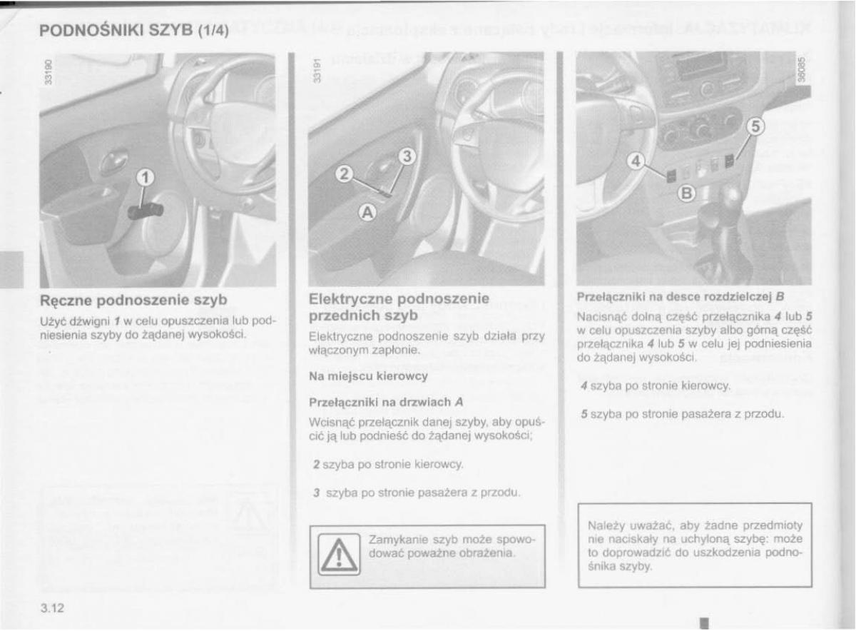 Dacia Logan MCV Sandero II 2 instrukcja obslugi / page 111