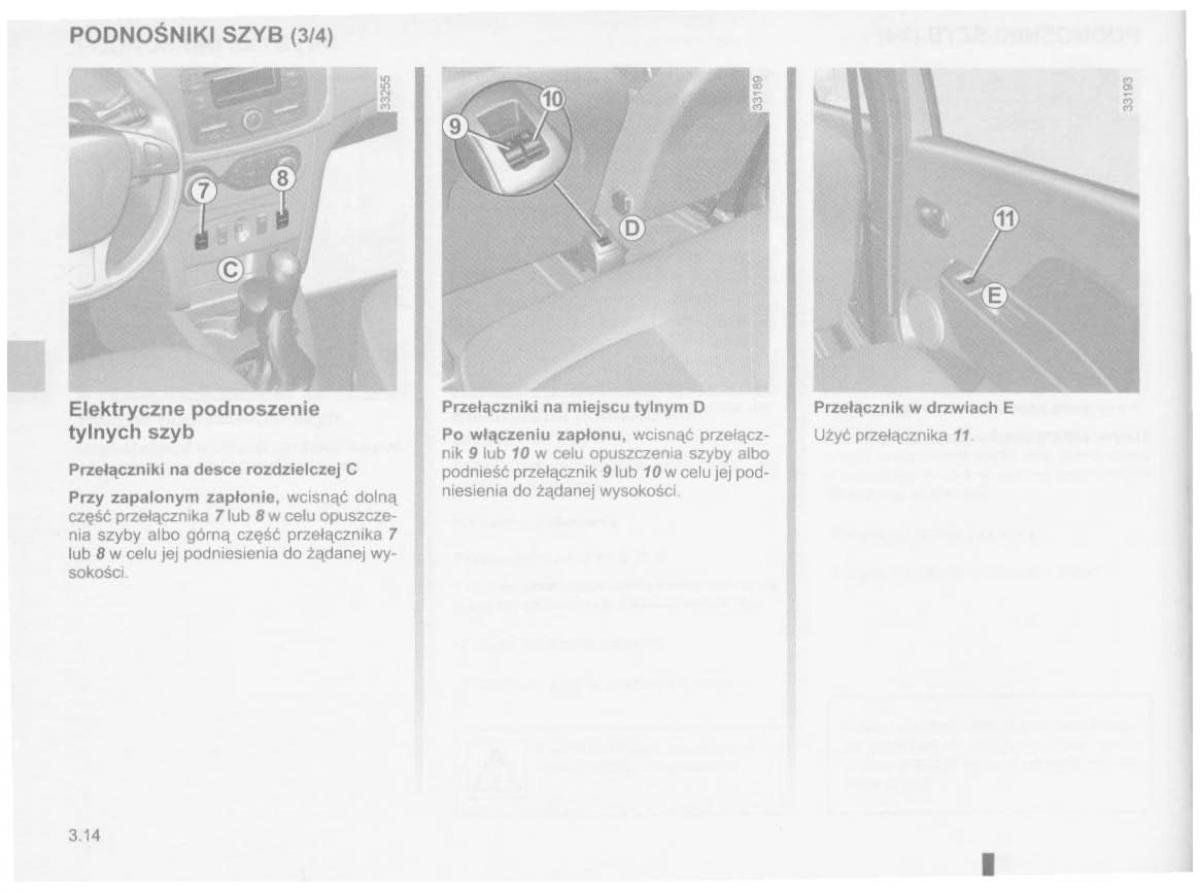 Dacia Logan MCV Sandero II 2 instrukcja obslugi / page 113