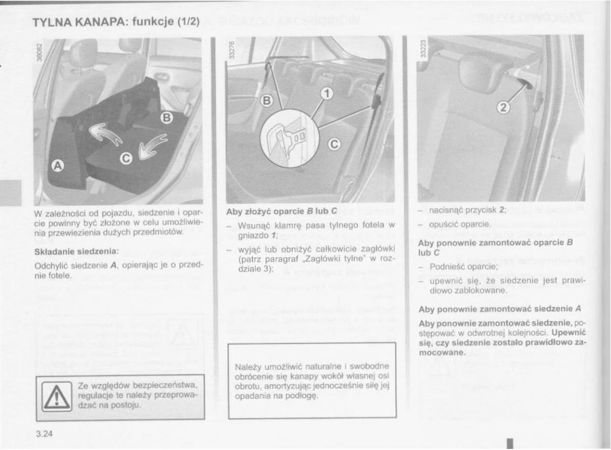 Dacia Logan MCV Sandero II 2 instrukcja obslugi / page 123