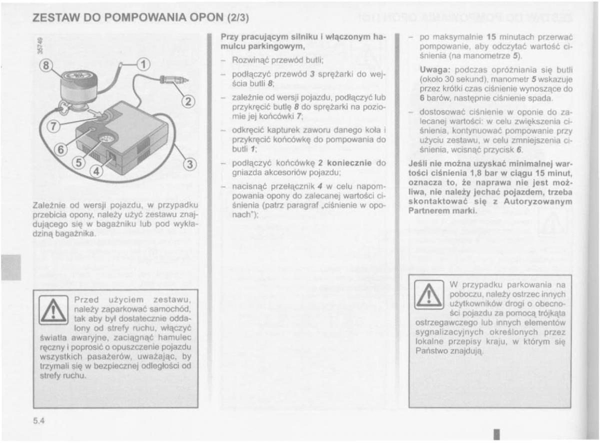 Dacia Logan MCV Sandero II 2 instrukcja obslugi / page 153